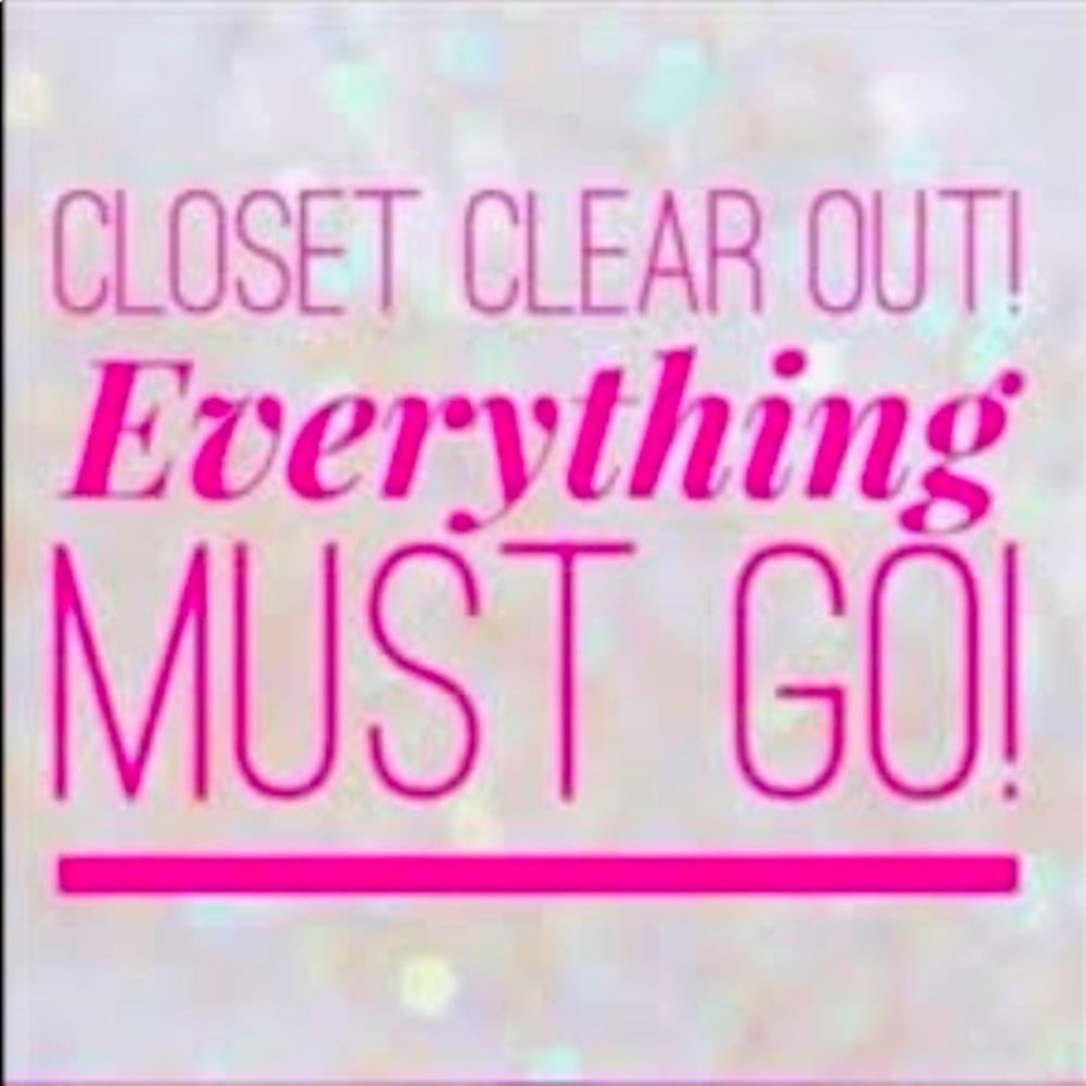 Closet closing!  Now is your final chance!